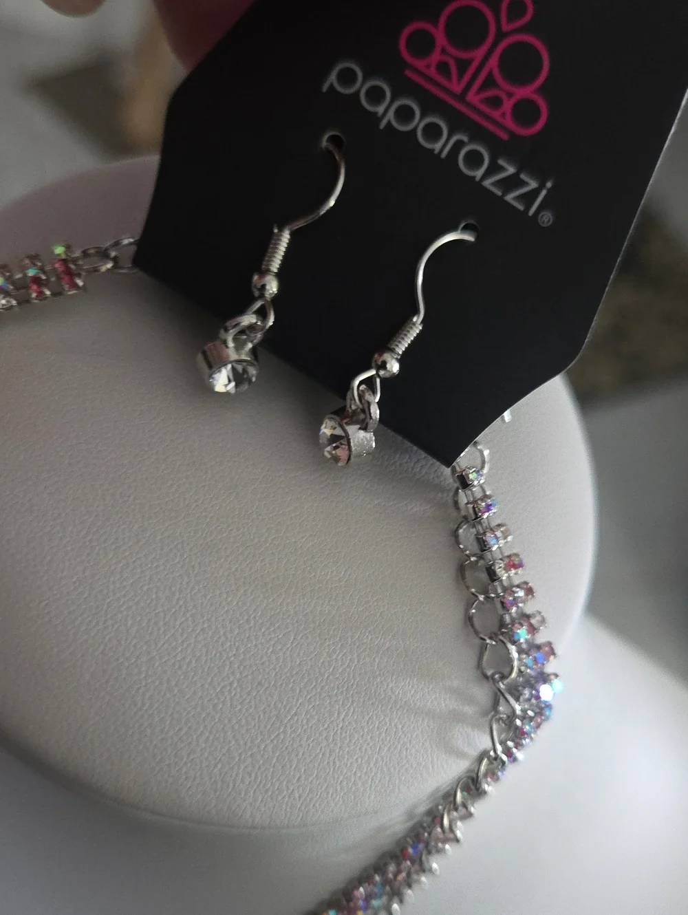 Paparazzi Multi Pink Gem Necklace NWT